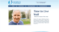 Desktop Screenshot of hospiceofnewjersey.com